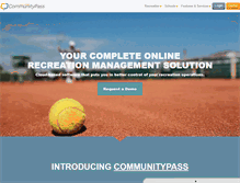 Tablet Screenshot of communitypass.net